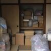 量が分かるように撮った部屋の積み