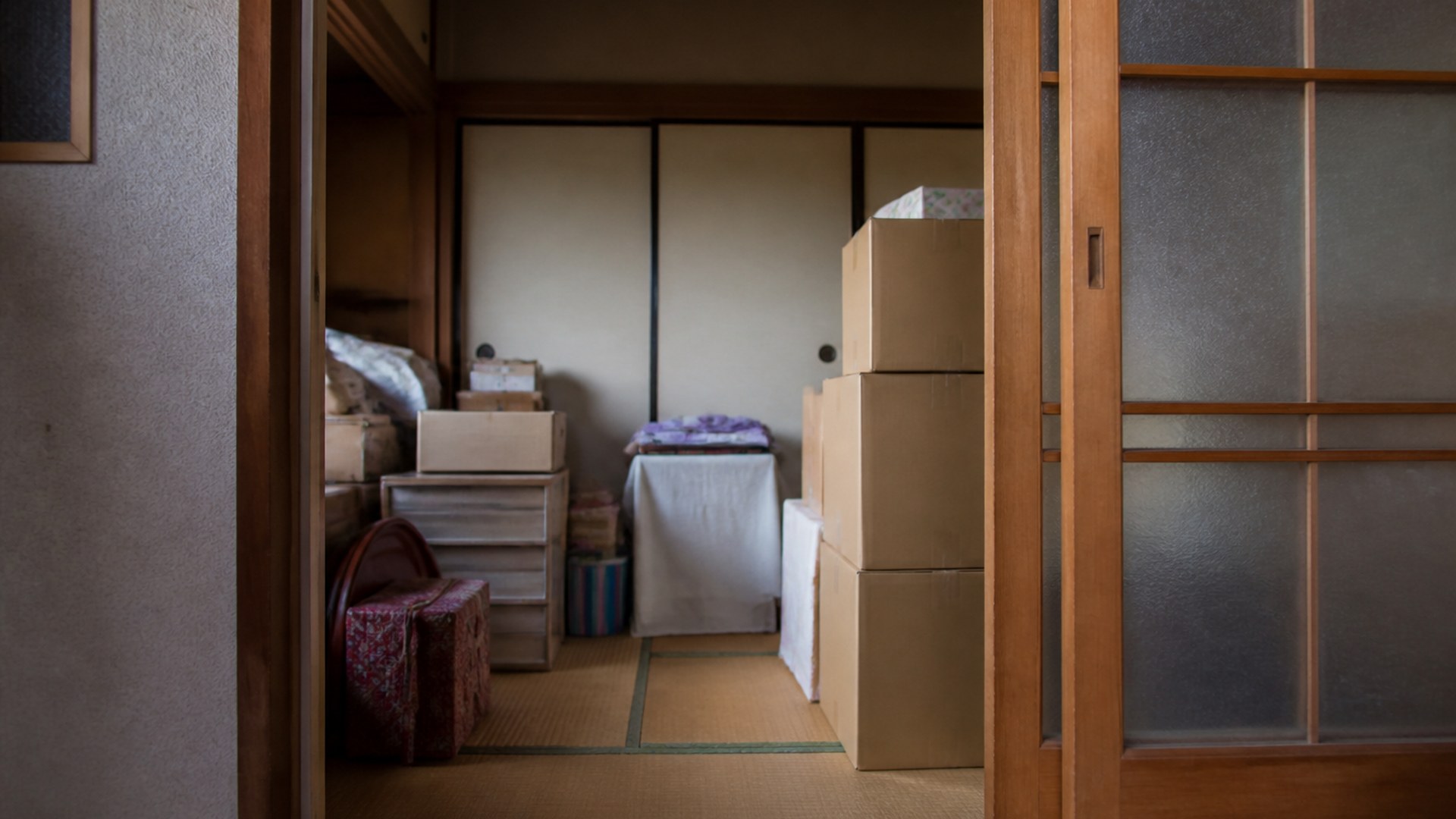 量を判断するために見た部屋の入口